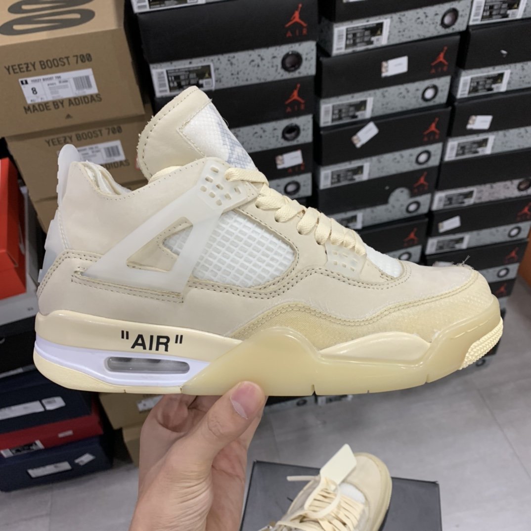 Air Jordan 4 Retro Off-White Sail