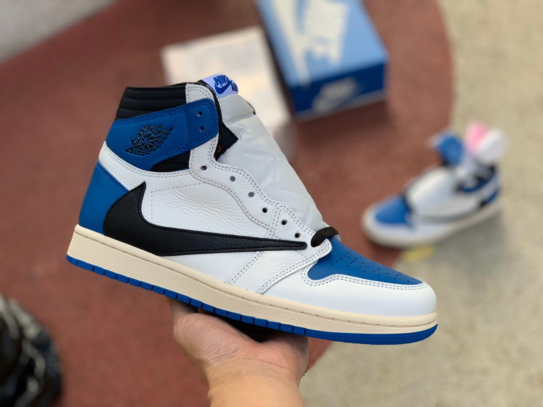 Air Jordan 1 Travis Scott Fragment Military Blue