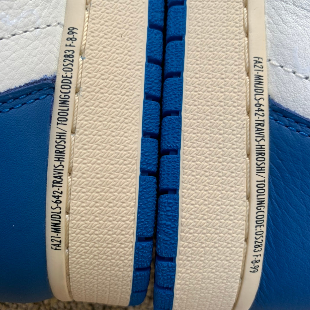 Air Jordan 1 Travis Scott Fragment Military Blue