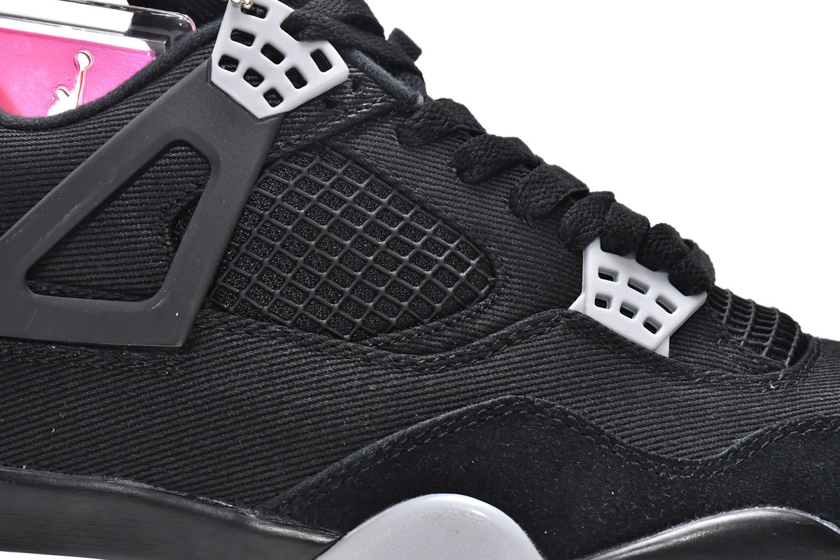 Air Jordan 4 Retro SE Black Canvas